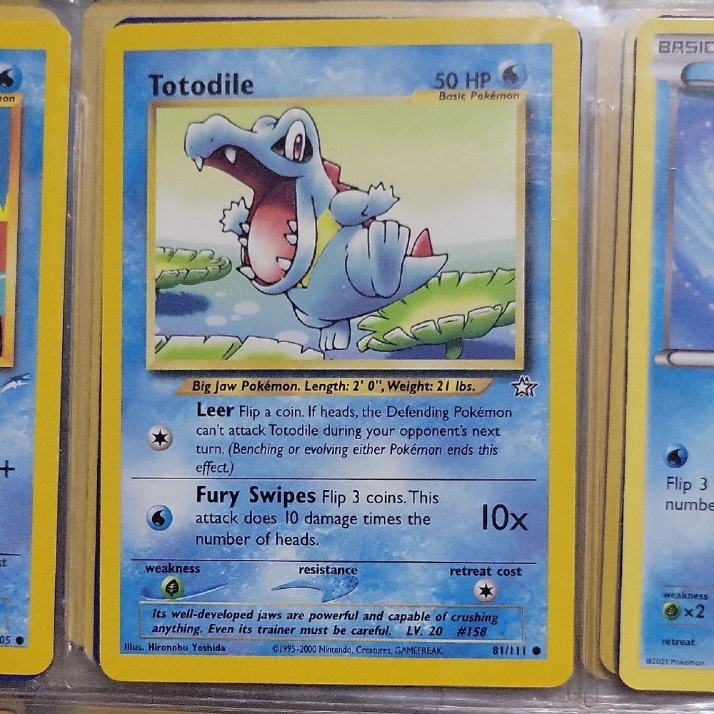 Pokemon Card Totodile